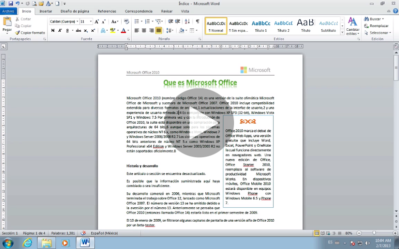 Microsoft Office 2010 (Udemy)
