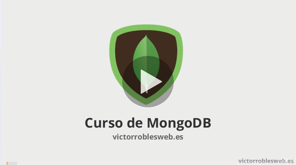 Curso de MongoDB - Aprende bases de datos NoSQL + API NodeJS (Udemy)