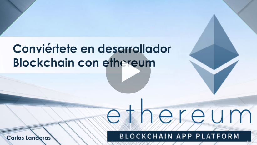Conviértete en desarrollador Blockchain con Ethereum (udemy)