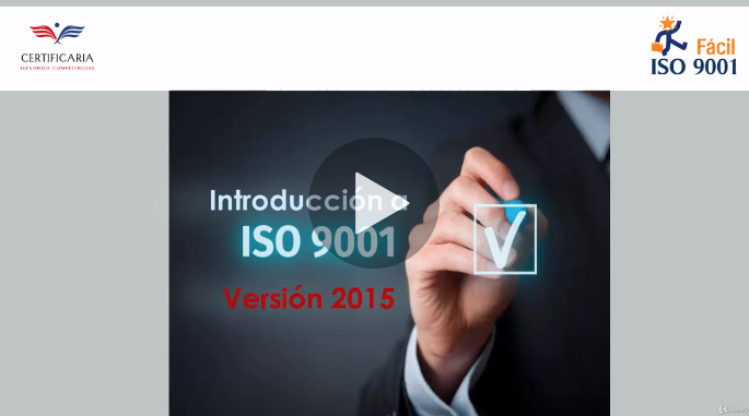 Introducción a la norma ISO 9001 2015 en lenguaje sencillo (udemy)