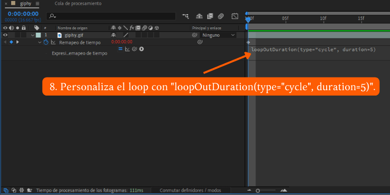 Usar loopOutDirection en After Effects